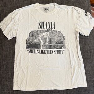 vinyl ranch Shania “Smells Like Teen Spirit” Satire Graphic Tee